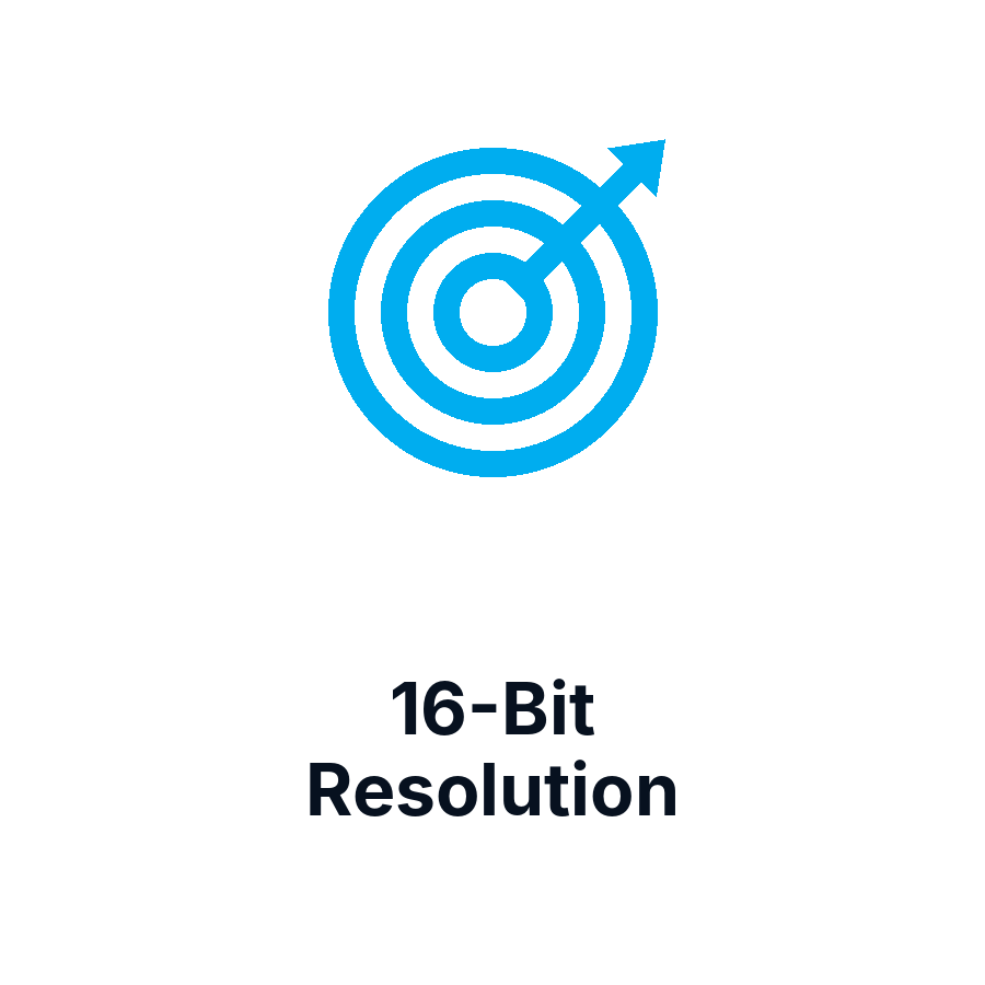 stat 16bit resolution
