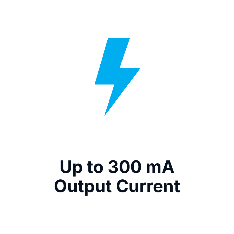 stat 300ma output current